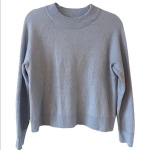 Athleta long sleeved classic crewneck wool sweater
